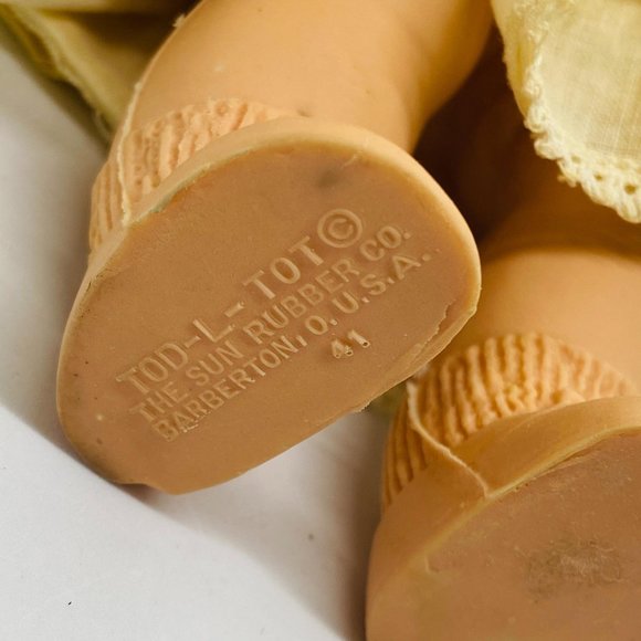 TOD-L-TOTS Sun Rubber Company Squeeze Doll 1960s - Picture 11 of 11